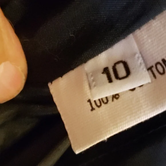 ANN TAYLOR Black Cotton Suit - Picture 7 of 12